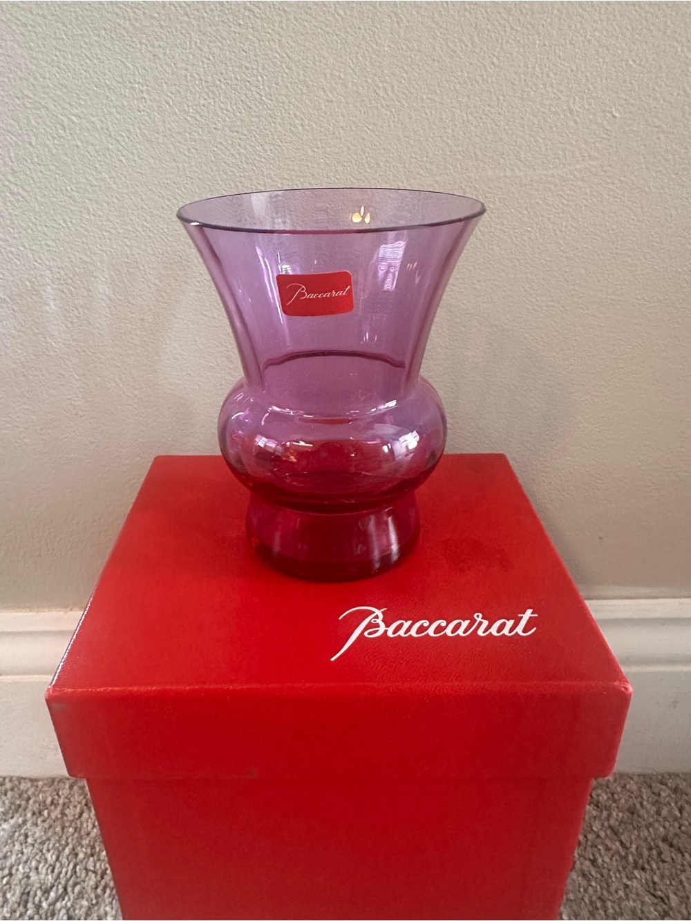 Baccarat Crystal Bud Vase